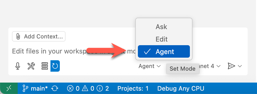 GitHub Copilot Agent Mode