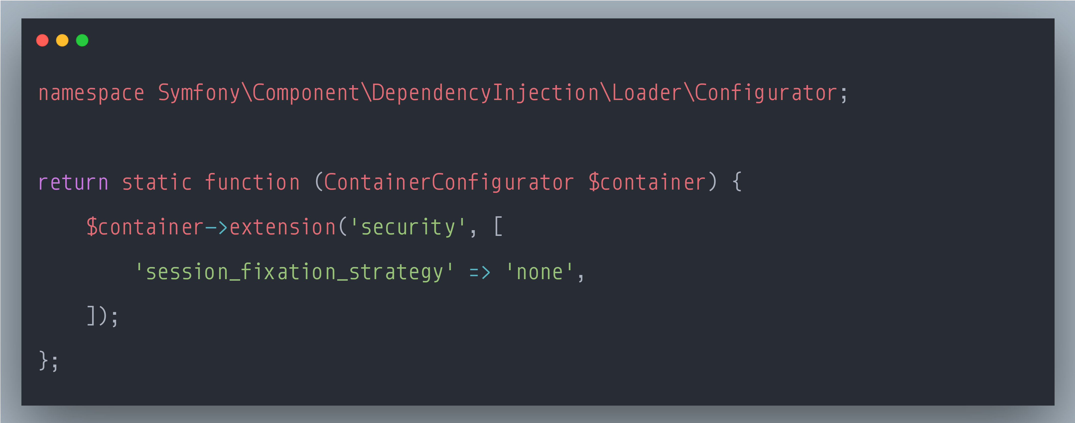 Vulnerable Code